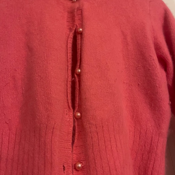 Pink Cardigan Sweater - Picture 2 of 5